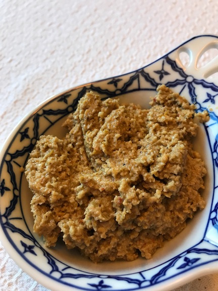 Green olive dip